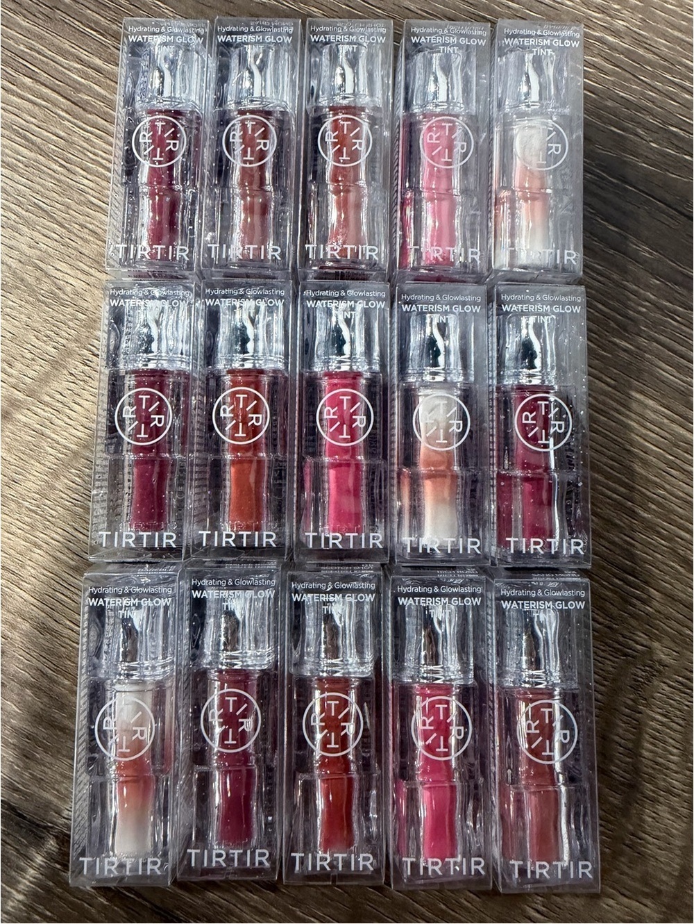 15 x TIRTIR Waterism Glow Tint Lippy Lip Tint Bundle NEW